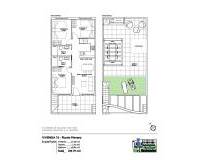 Obra Nueva - Bungalow - Pilar de la Horadada - Parque Ramon eugenio Escudero