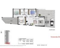 Obra Nueva - Bungalow - Pilar de la Horadada - pueblo