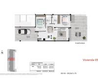 Obra Nueva - Bungalow - Pilar de la Horadada - pueblo